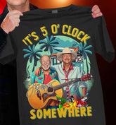 Jimmy Buffett Shirt Alan Jackson, It's 5 O'clock Somewhere Tee